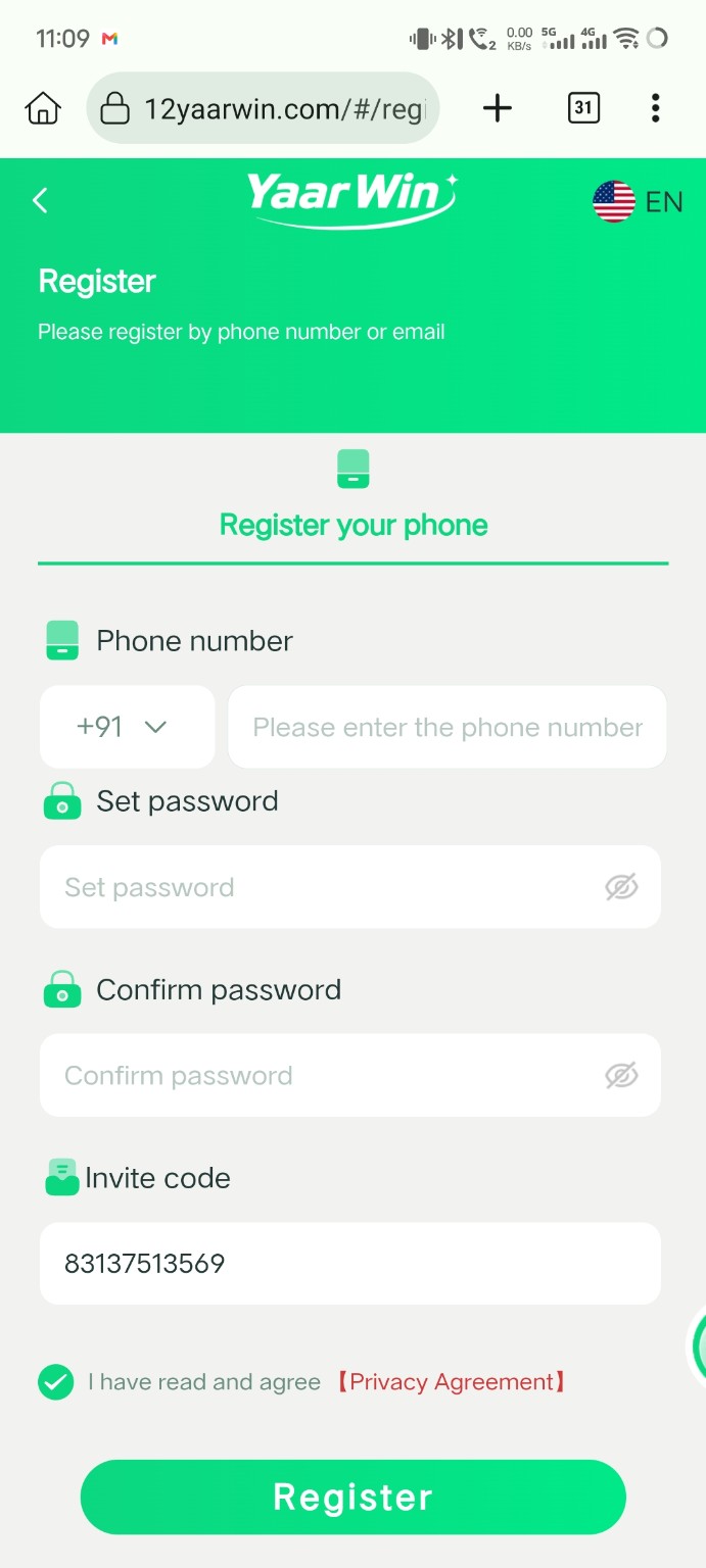 YarWin register guide