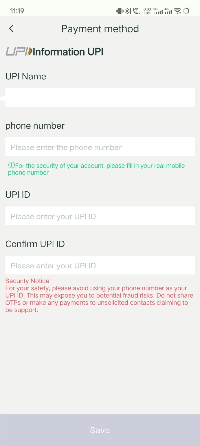YarWin add UPI guide